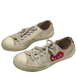 Converse Beige and Red Women's Shoes